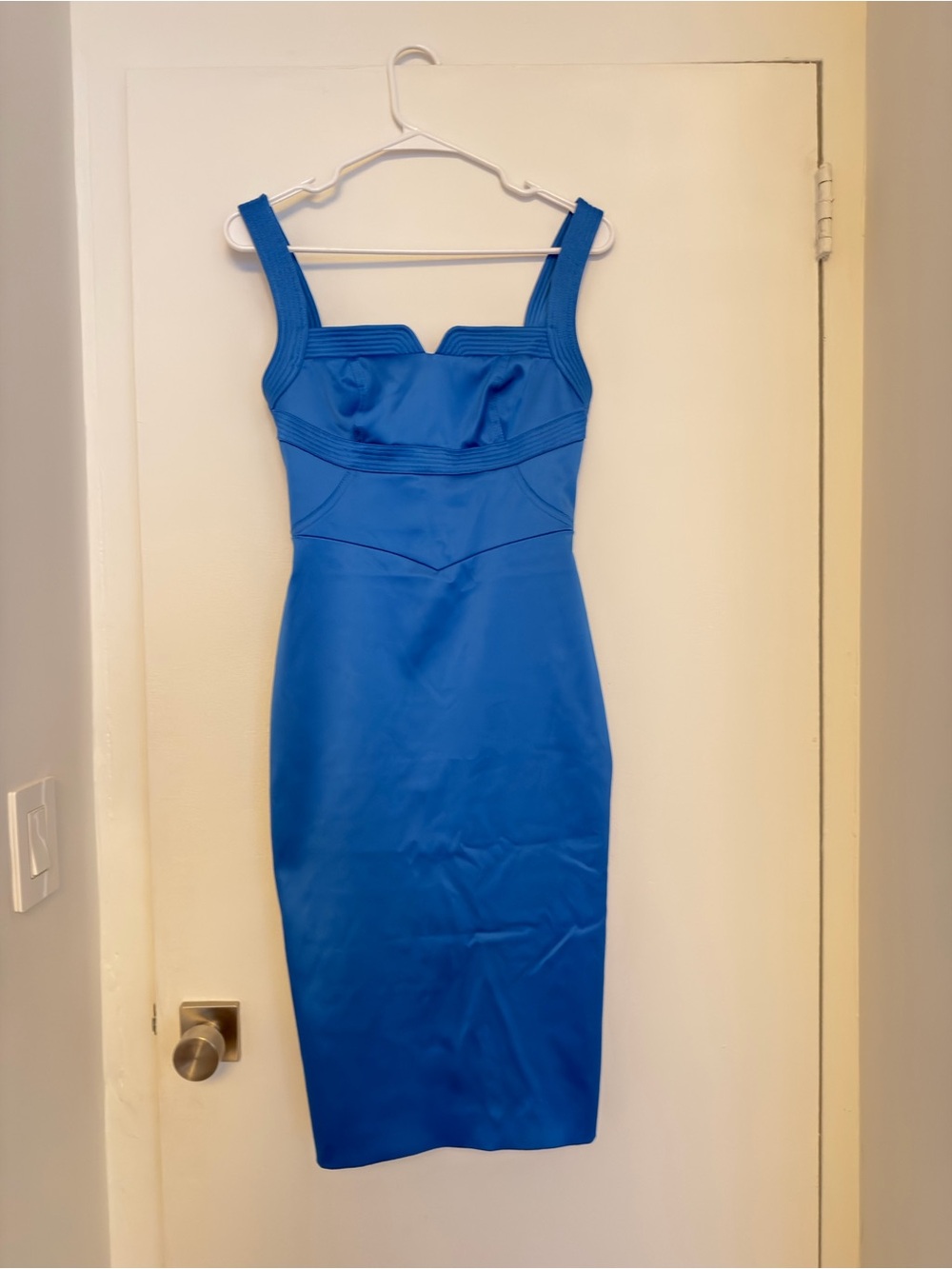 Karen Millen Vibrant Royal Blue Midi Sheath Dress